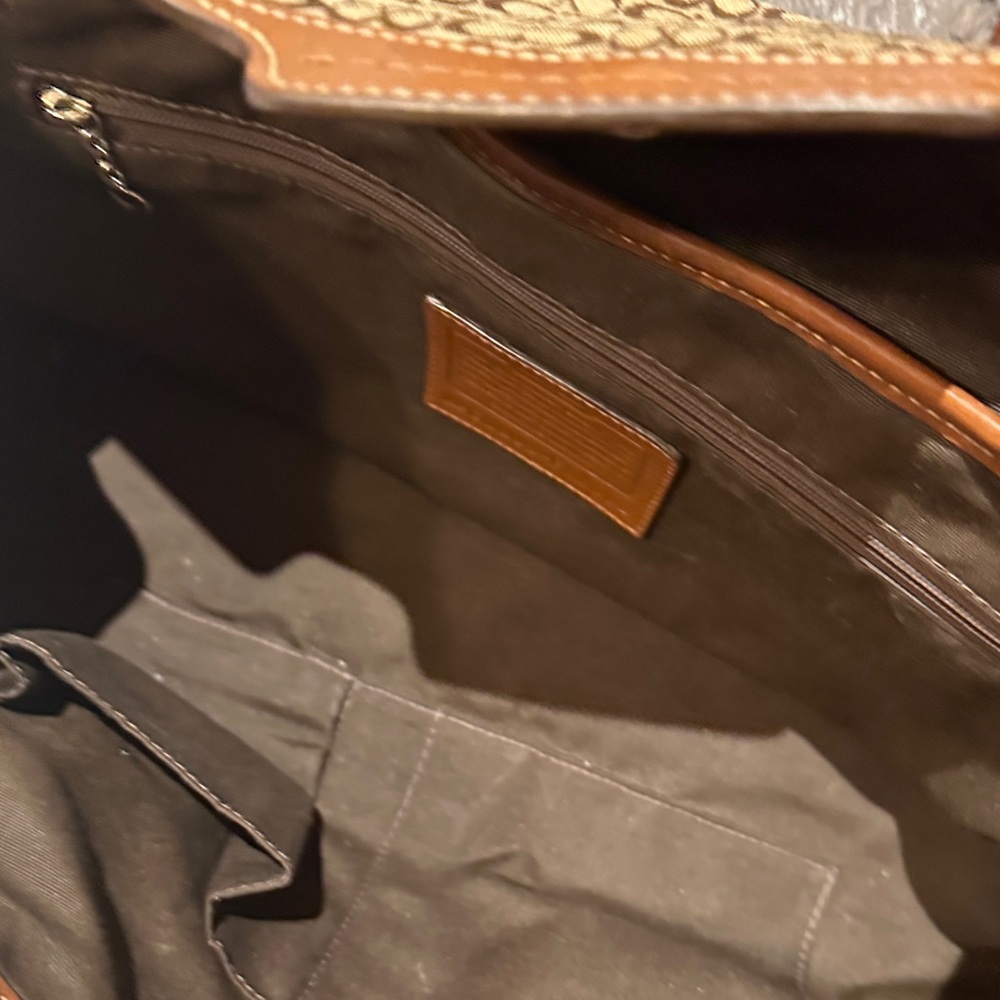 Coach Brown Signature Satchel - Picture 7 of 8